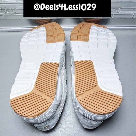 Nike Air Max SC Running Womens White Platinum Tint Gum Brown - Picture 6 of 6